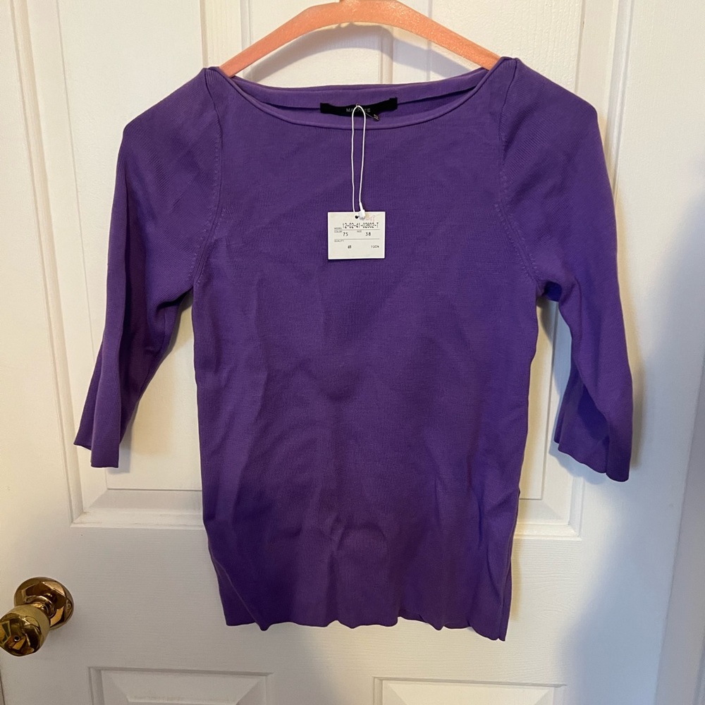 Purple Cotton Top